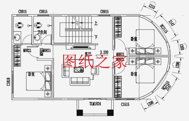 小巧精致的二層別墅，外觀和戶型都是滿分，一看見就想建一套！
