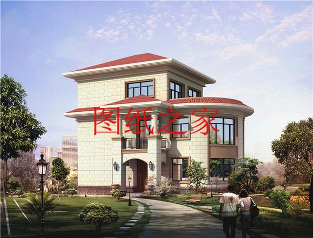 小巧精致的二層別墅，外觀和戶型都是滿分，一看見就想建一套！