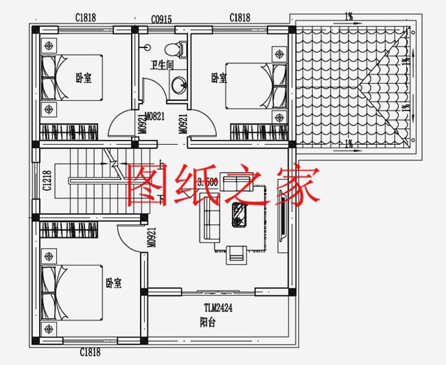 小巧精致的二層別墅，外觀和戶型都是滿分，一看見就想建一套！