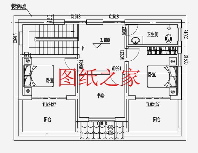 小巧精致的二層別墅，外觀和戶型都是滿分，一看見就想建一套！
