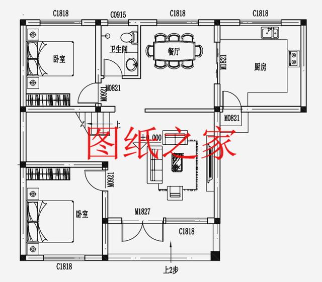 小巧精致的二層別墅，外觀和戶型都是滿分，一看見就想建一套！