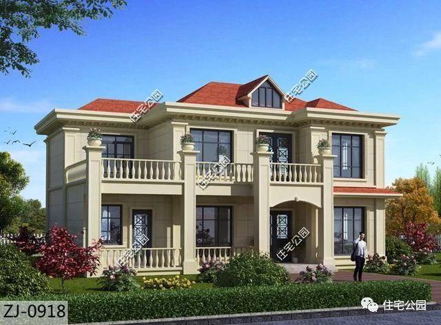 13.6X10米二層農(nóng)村別墅設(shè)計(jì)圖，這樣的設(shè)計(jì)絕對(duì)能令你滿意！