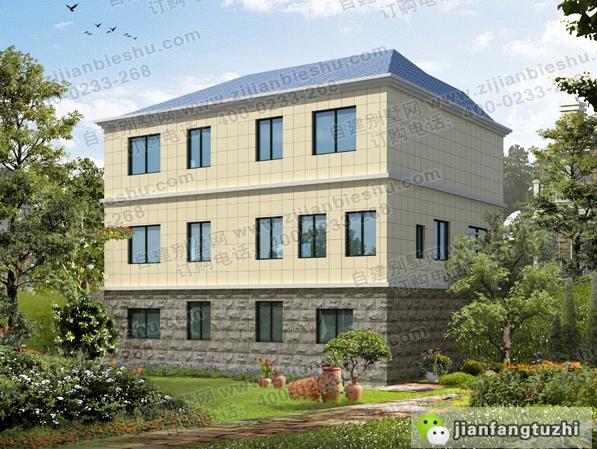 13米x10.3米農(nóng)村二層別墅設(shè)計圖，帶地下室，年輕人都喜歡，造價35萬！