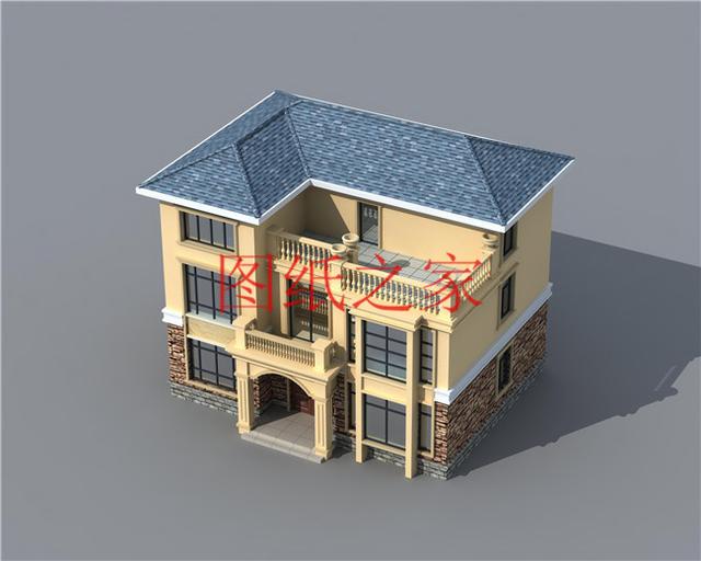 30萬建好三層別墅，100平米的方正戶型，舒適宜居、美觀大氣！