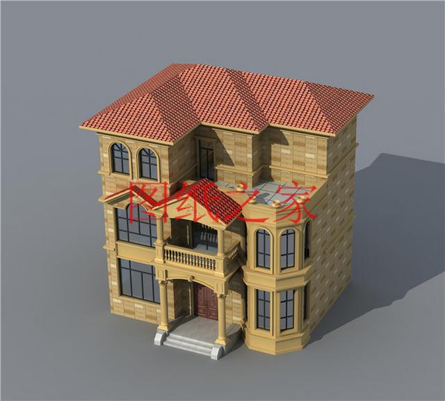 30萬建好三層別墅，100平米的方正戶型，舒適宜居、美觀大氣！