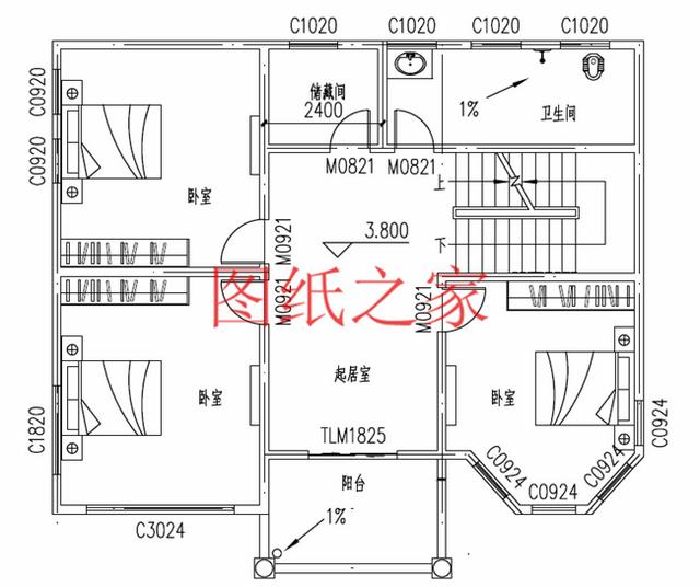 30萬建好三層別墅，100平米的方正戶型，舒適宜居、美觀大氣！