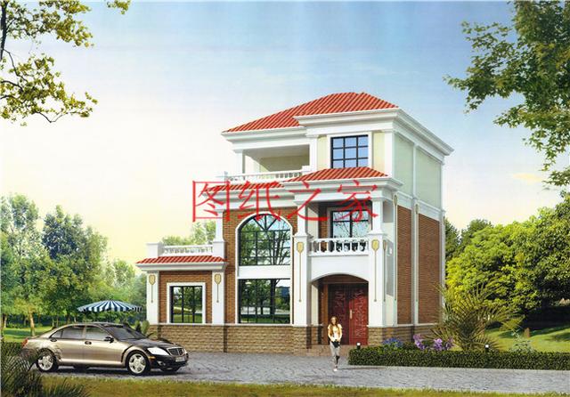 30萬建好三層別墅，100平米的方正戶型，舒適宜居、美觀大氣！