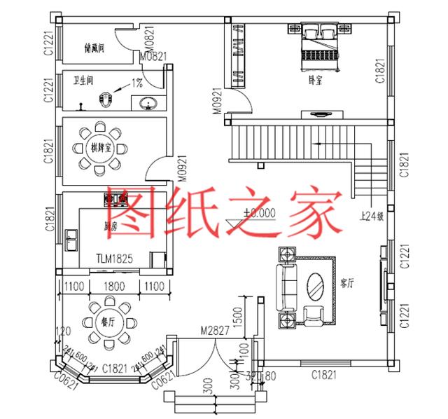 開間比較小可以試試這么建房，分享4套功能齊全的二層別墅設(shè)計(jì)