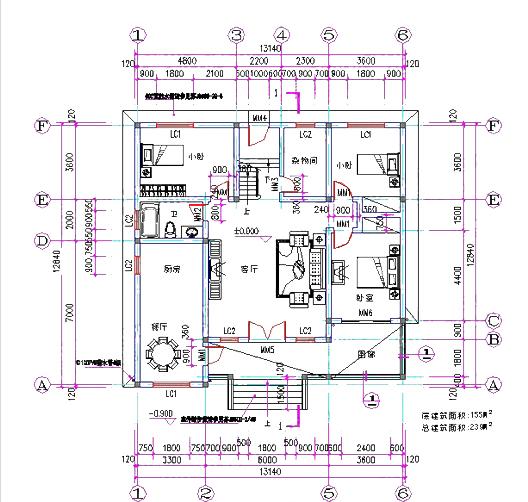 占地168平農(nóng)村二層自建房，簡(jiǎn)單又耐看，戶型精致美觀，帶圍廊+露臺(tái)