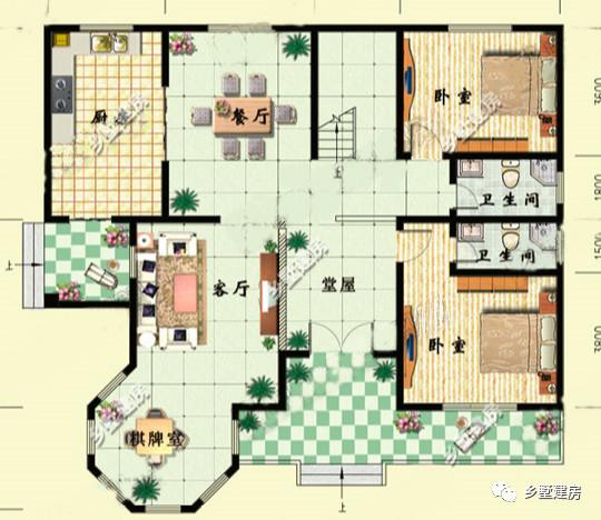 三款帶露臺(tái)的農(nóng)村別墅設(shè)計(jì)圖，簡(jiǎn)單實(shí)用，在農(nóng)村建一棟倍有面子！