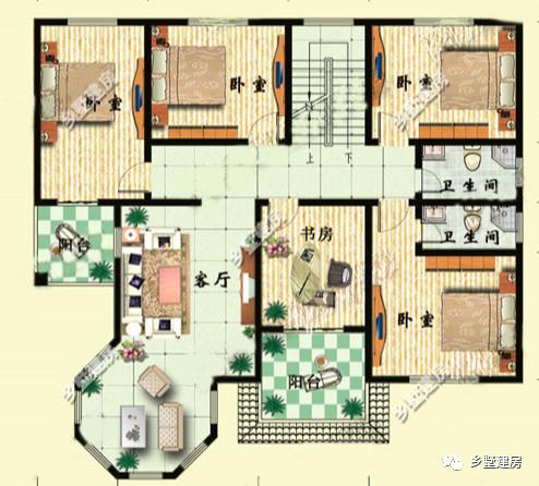 三款帶露臺(tái)的農(nóng)村別墅設(shè)計(jì)圖，簡(jiǎn)單實(shí)用，在農(nóng)村建一棟倍有面子！