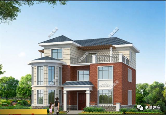 三款帶露臺(tái)的農(nóng)村別墅設(shè)計(jì)圖，簡(jiǎn)單實(shí)用，在農(nóng)村建一棟倍有面子！