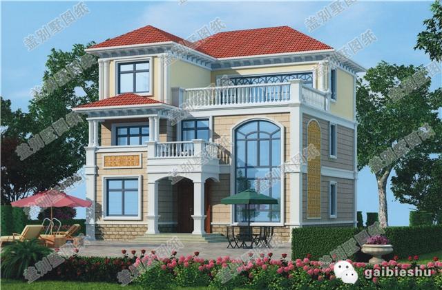 三層歐式風(fēng)格別墅設(shè)計(jì)圖，造價(jià)只要30萬，您還在等什么？