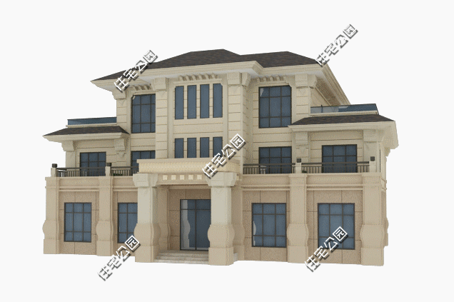 經(jīng)典歐式別墅設(shè)計(jì)圖，臥室足有12間，再也不怕沒(méi)地方??！