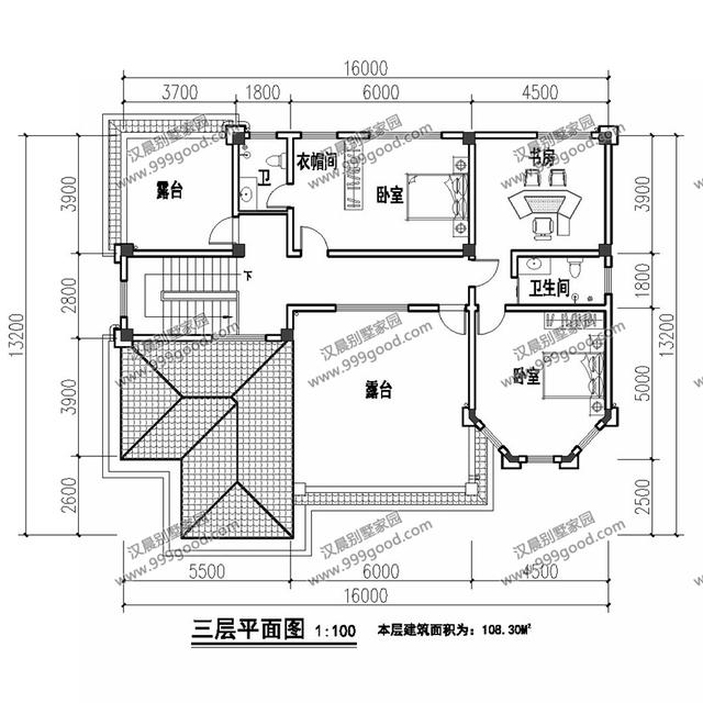 自建三層別墅設(shè)計(jì)圖，造價(jià)50萬(wàn)，實(shí)在太漂亮！