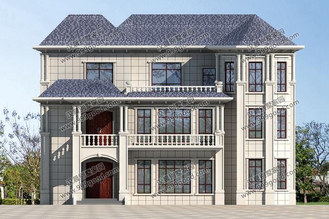 自建三層別墅設(shè)計(jì)圖，造價(jià)50萬(wàn)，實(shí)在太漂亮！