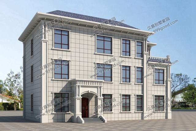 自建三層別墅設(shè)計(jì)圖，造價(jià)50萬(wàn)，實(shí)在太漂亮！