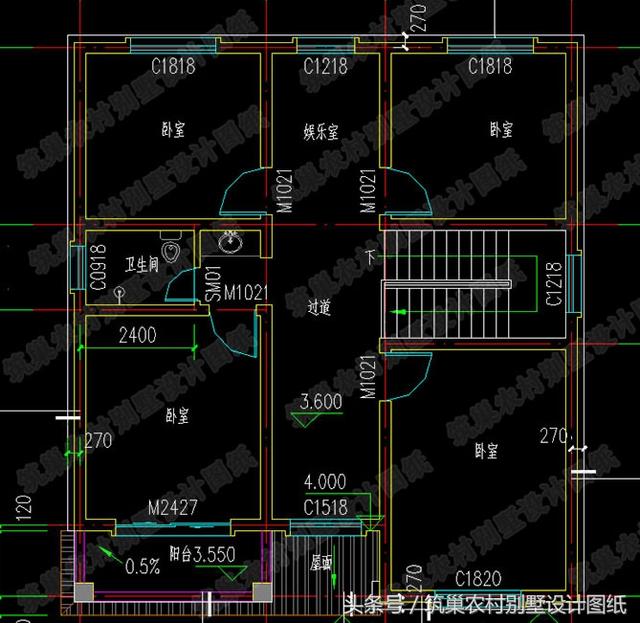 5款農(nóng)村自建房，造價(jià)30萬(wàn)內(nèi)，二層120㎡左右。
