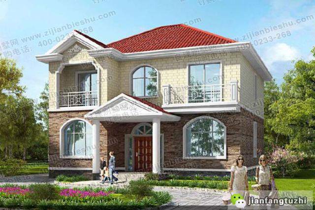 5款農(nóng)村自建房，造價(jià)30萬(wàn)內(nèi)，二層120㎡左右。