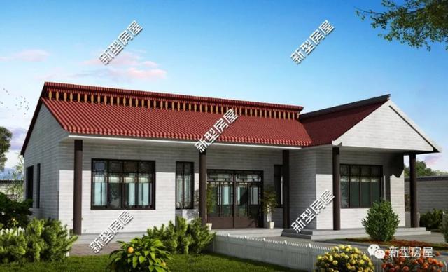 5套最美一層養(yǎng)老別墅設(shè)計(jì)圖，經(jīng)濟(jì)實(shí)惠10萬就建成。