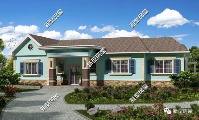 5套最美一層養(yǎng)老別墅設(shè)計(jì)圖，經(jīng)濟(jì)實(shí)惠10萬就建成。