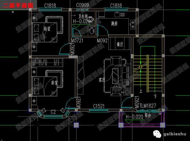 2款新出四層農(nóng)村自建別墅設(shè)計圖，造價40萬以內(nèi)。