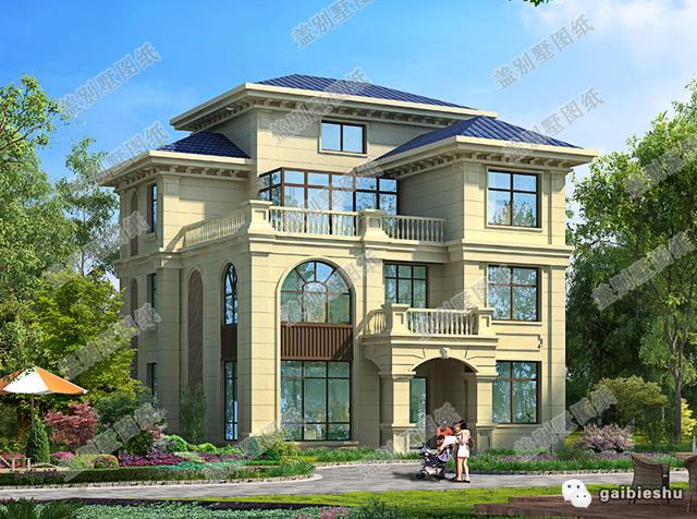 2款新出四層農(nóng)村自建別墅設(shè)計圖，造價40萬以內(nèi)。