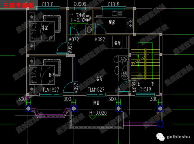 2款新出四層農(nóng)村自建別墅設(shè)計圖，造價40萬以內(nèi)。