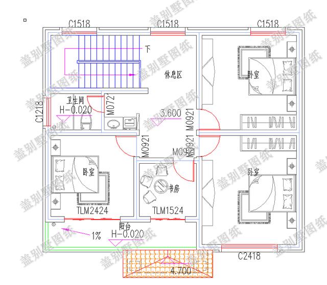 農(nóng)村二層自建房，20萬100平米現(xiàn)代時(shí)尚設(shè)計(jì)坡屋頂設(shè)計(jì)更加獨(dú)特。