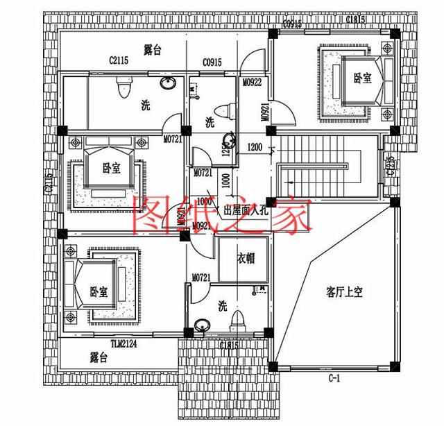 大戶型二層別墅設(shè)計(jì)圖，造價(jià)只要20萬，讓您的別墅獨(dú)一無二！