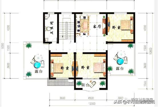 150平復(fù)式三層別墅設(shè)計(jì)圖，獨(dú)特設(shè)計(jì)讓您耳目一新。