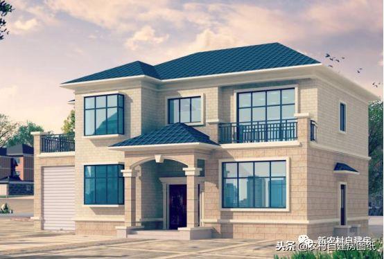 3款2層別墅設(shè)計圖助你抱得美人歸，過年相親不在沒底氣！