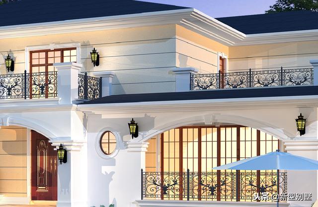 清晰脫俗二層簡(jiǎn)約歐式別墅設(shè)計(jì)圖，在村里絕對(duì)是獨(dú)一無二噠！