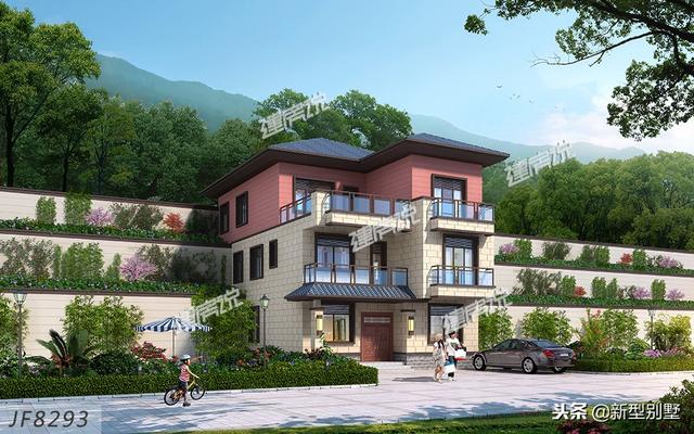 半山坡自建房，不會因為地形而影響美觀，真是長見識了