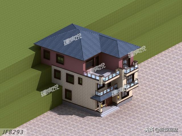 半山坡自建房，不會因為地形而影響美觀，真是長見識了