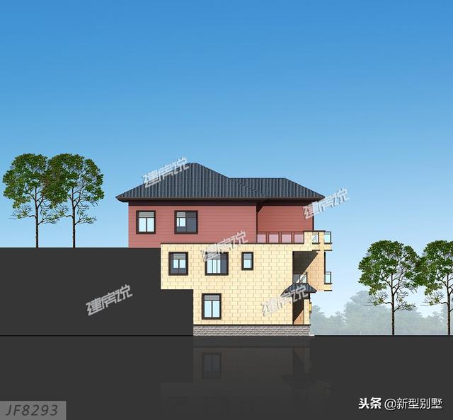 半山坡自建房，不會因為地形而影響美觀，真是長見識了