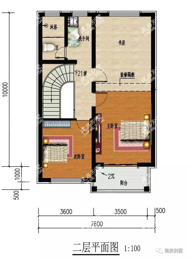 小面寬的兩層農(nóng)村自建房，第一棟建起來只要20多萬。