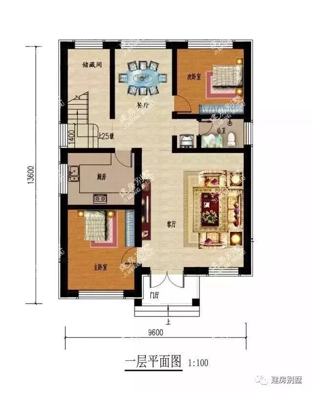 小面寬的兩層農(nóng)村自建房，第一棟建起來只要20多萬。