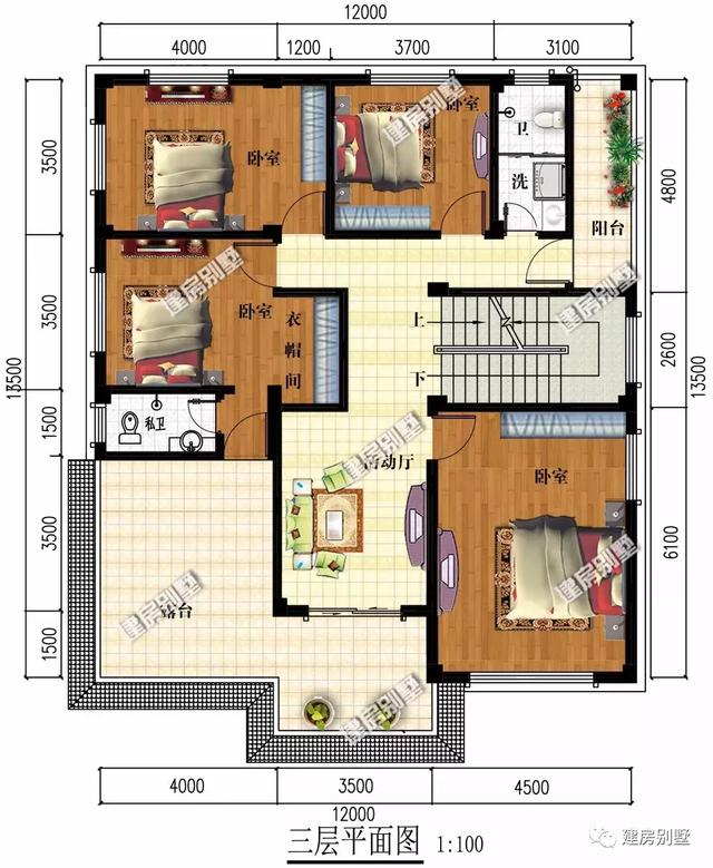 12×13.5米農(nóng)村自建房，老家父母的養(yǎng)老之所。
