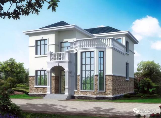 漂亮精致的兩層復(fù)式別墅設(shè)計(jì)圖，獨(dú)特的造型，正在熱賣中.....