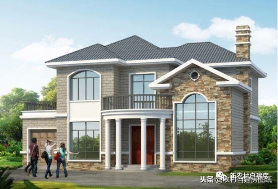 農村帶車庫別墅設計圖，才30萬，您還在等什么？