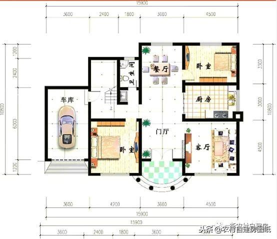 農村帶車庫別墅設計圖，才30萬，您還在等什么？