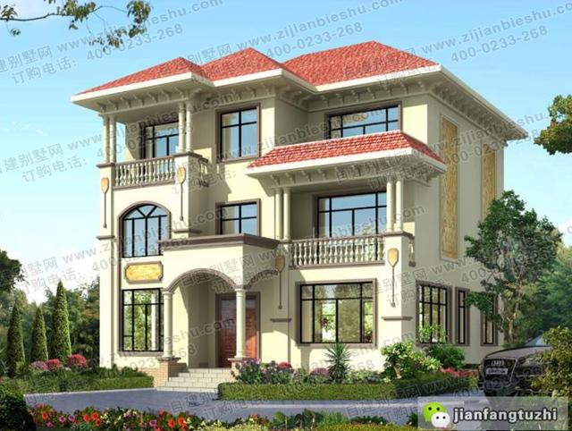 方正戶型別墅設(shè)計(jì)圖，12×12帶臥室套房，您值得選擇！