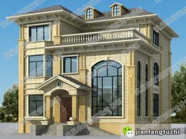 5款別墅設(shè)計(jì)圖，造價低廉，建筑結(jié)構(gòu)水電齊全。