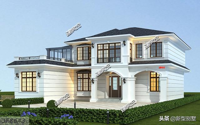 簡約又大氣的歐式風格別墅設(shè)計圖，真是美極了！