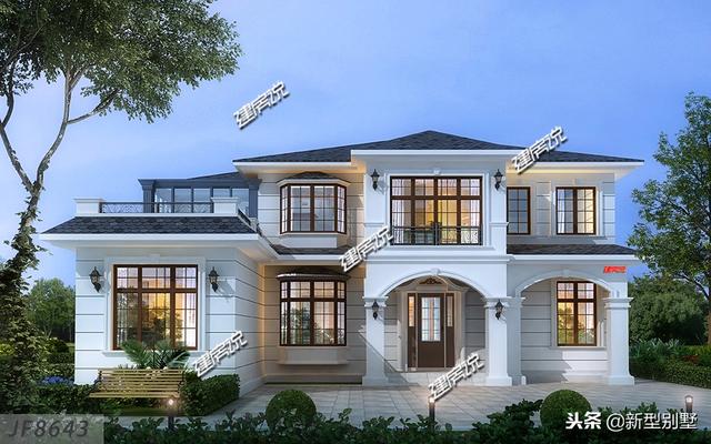 簡約又大氣的歐式風格別墅設(shè)計圖，真是美極了！