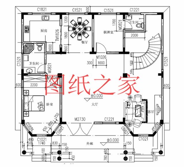6套農(nóng)村二層別墅設(shè)計圖，160平米30萬，一起來看看吧！