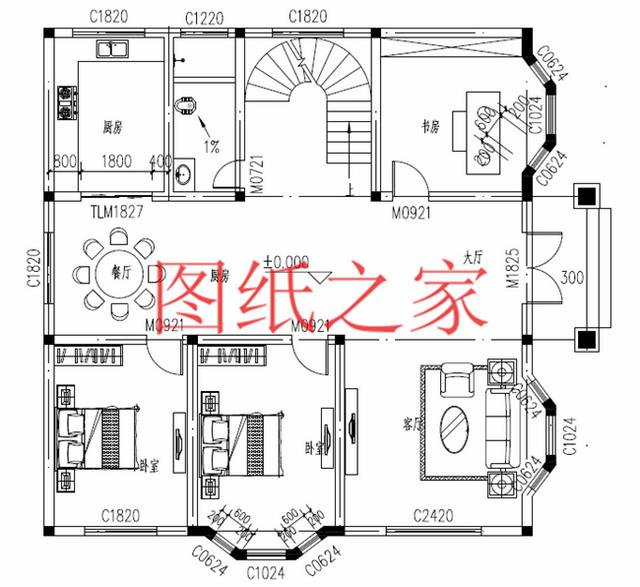 6套農(nóng)村二層別墅設(shè)計圖，160平米30萬，一起來看看吧！