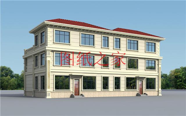 分享5套三層雙拼別墅設(shè)計(jì)圖，兄弟倆齊心協(xié)力建別墅！