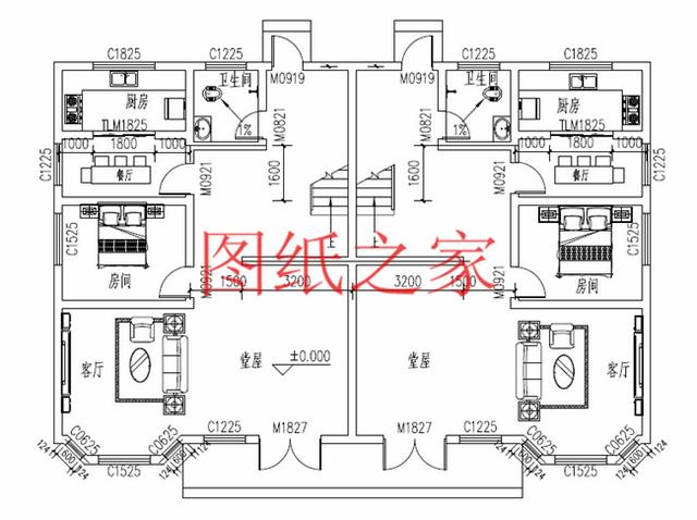 分享5套三層雙拼別墅設(shè)計(jì)圖，兄弟倆齊心協(xié)力建別墅！